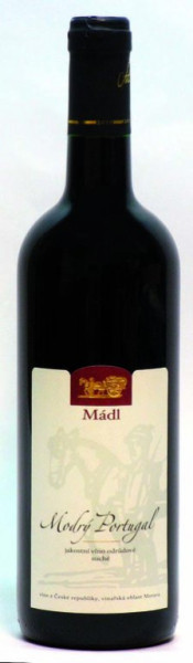 Modrý Portugal - odrůdové jakostní - Mádl 0.75 l