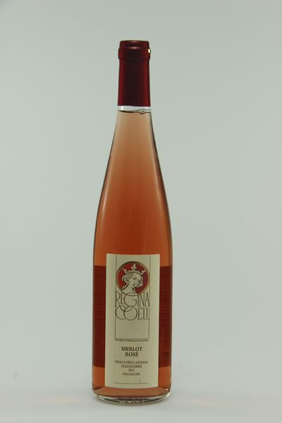 Merlot rosé - polosuché kabinetní - vinařství Regina Coeli 0.75 l