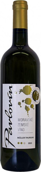 Muller Thurgau - moravské zemské - Pavlovín 0.75 l