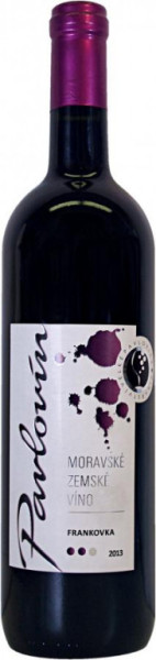 Frankovka - moravské zemské červené 12,0% - Pavlovín 0.75 l