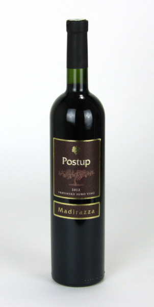 Postup - červené suché víno 14,0% - Madirazza - chorvatské víno - 0.75 l