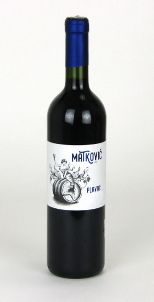 Plavac - červené suché víno 14,5% - Matkovič - chorvatské víno - 0.75 l
