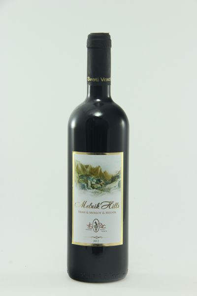 Syrah & Merlot Melnik - Hills červené Svatý Vrač 13,5% - Villa Melnik 0.75 l