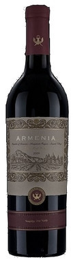 Armenia Red Dry - suché červené výběr z hroznů Areni oblast Ararat Vayots dzor vinařství - Armenia wine factory Armenie 13,5% - 0,75L