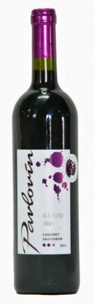 Cabernet Sauvignon - odrůdové červené - 13,0% - vinařství Pavlovín - 0,75L