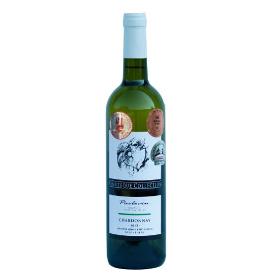 CHardonnay - bílé polosuché 12,5% - PS - vinařství Pavlovín - 0,75L