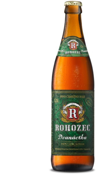 Rohozec Dvanáctka světlý ležák premium 5,3% - 0.5L - Rohozec a. s.