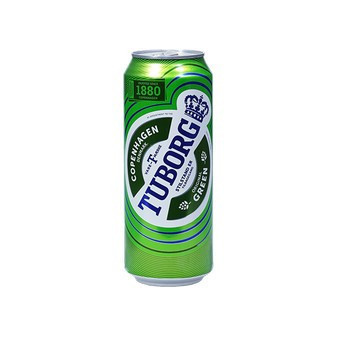 Tuborg G Sör. - plech - dánské pivo 4,6 % - 0.5L