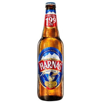 Harnaś Piwo jasne pel. 6% - polské pivo - láhev - 0.5L