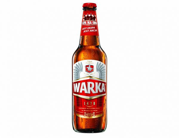 Warka Piwo 5.2% - polské pivo - láhev - 0.5L