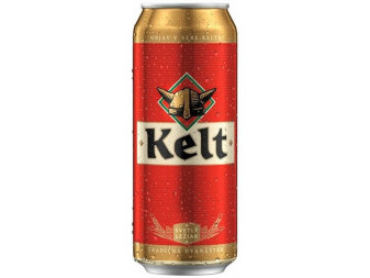 Kelt 12 % - světlý ležák - plech - Slovenské pivo - 0.5L