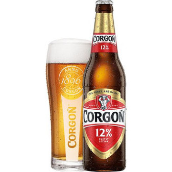 Corgoň 12 - světlý ležák - 4,9% - láhev - Slovenské pivo - 0.5L