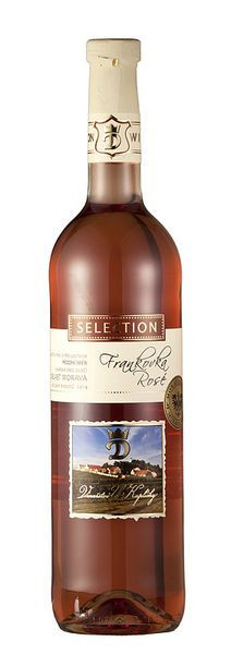 Frankovka Rosé Selection - růžové - polosuché - pozdní sběr - 0.75 L - vinařství u Kapličky