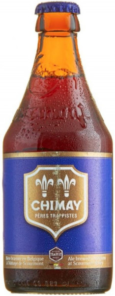 Chimay blue - tmavé svrchně skvašené - USA pivo - 0.33L