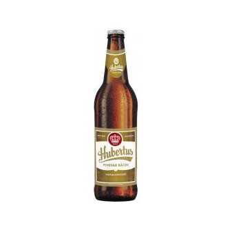 Hubertus pivo 11° - světlý ležák medium 4,4% - láhev -pivovar Hubertus - 0.5L
