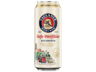 Paulaner - Hefewesbier - kvasnicové pivo - Německo - plech - 0.5L