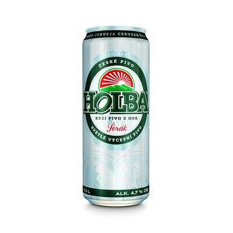 Holba Šerák 11°-světlé výčepní 4.7% - plech - pivovar Holba -0.5L