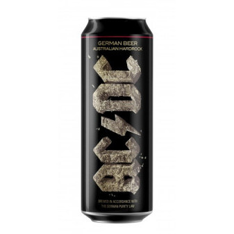 AC/DC rock or bust - světlý ležák 5.0%  - Německo - plech - 0.568L
