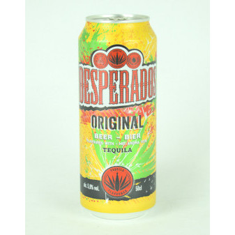 Desperados Original - speciální světlé ochucené pasterizované 5.9% - plech - Holandsko - 0.5L