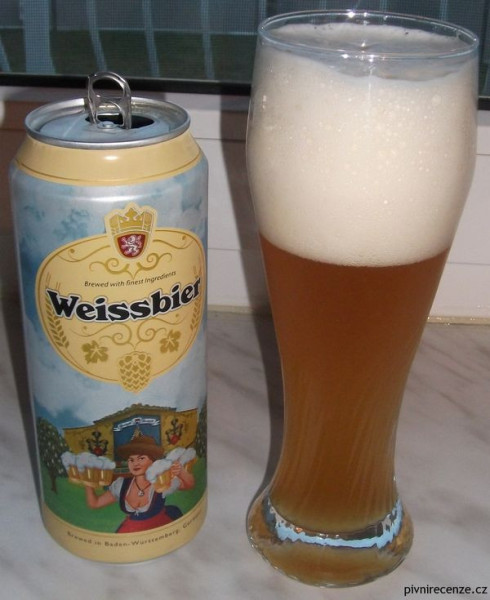 Weissbier - Weatbeer- pšeničné kvasnicové pivo - Německo - plech - 0.5L