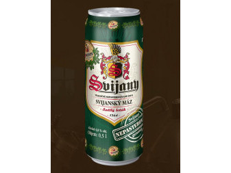 Máz Svijany 11% - světlý ležák - Plech - pivovar Svijany - 0.5L