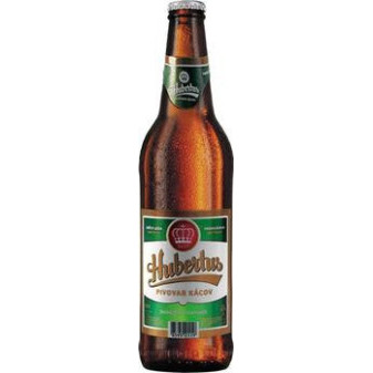 Hubertus 12° - světlý ležák premium 4.7%- Kácov - láhev - 0.5L