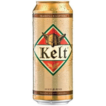 Kelt 10° - světlé výčepní 4.1% - Plech - Heineken - 0.5L