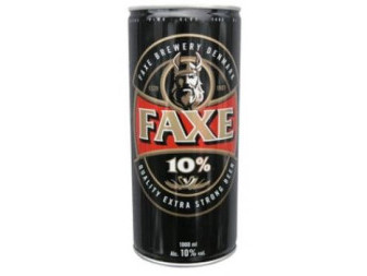 FAXE 10% - světlý ležák 10% - plech - Dánsko -1L