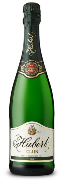 Hubert CLUB BRUT - bílé šumivé víno suché 11.5% - 0.75L