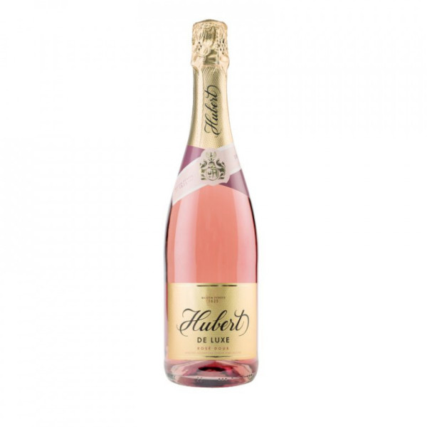 Hubert DE LUXE ROSÉ - růžové šumivé víno sladké - 0.75L