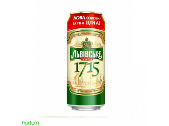 Lwowskie 1715 piwo 4.7% - Plech - ukrajina - 0.5L