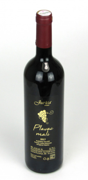 Plavac mali - červené suché víno - 13,0% - Jurica - chorvatské víno - 0.75L