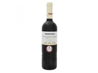 Rulandské Modré - výběr z hroznů - červené suché -vinařství tetur -  0.75L