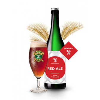 Ogar RED ALE 12°- polotmavé 5.0% - Kunčický pivovar - 1L