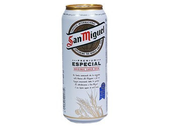 San Miguel Especial - světlý ležák 5.4% - Plech - Španělsko 0.5L