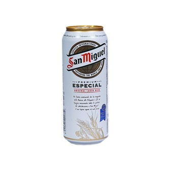 San Miguel Especial - světlý ležák 5.4% - Plech - Španělsko 0.5L