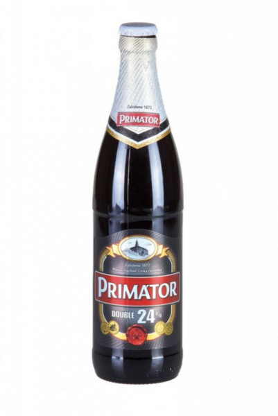 Primátor Double 24° - speciální tmavé pivo 10.5% - pivovar Náchod - 0.5L