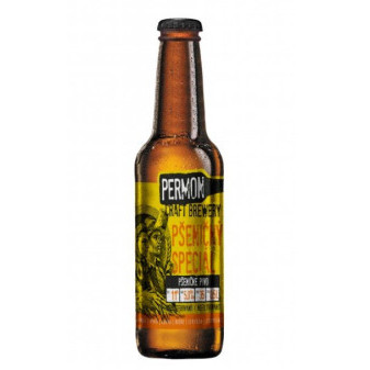 Permon pšeničné - svrchně kvašené světlé pivo 5.0% - pivovar Permon - 0.5L