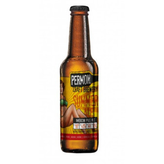Permon Summer Ale - svrchně kvašené světlé pivo 4.1% - pivovar Permon - 0.5L