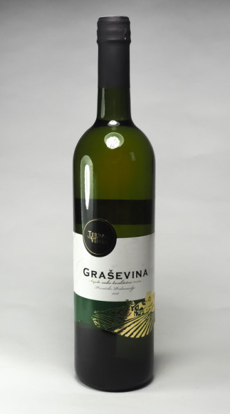 Graševina - terra vinea - bílé suché víno - chorvatské víno - 0.75L