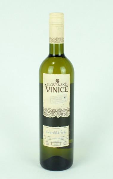 Slovenské Vinice - Rulandské šedé - bílé suché odrůdové - 0.75L