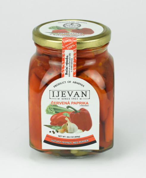 Červená paprika s česnekem - ijevan wine - 800g