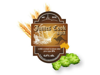 James Cook Ipa 6.6% - beskydský pivovárek - 1.5L