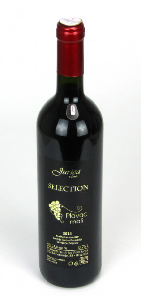 Plavac mali - Selection - červené suché víno - Jurica - chorvatské víno - 0.75L