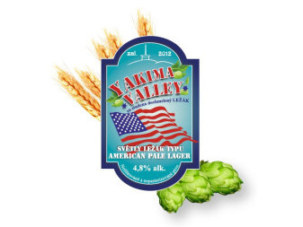 Yakima Waley- american pale 4.8% - Beskydský pivovárek 1.5L