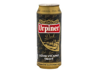 Urpiner 11 %- tmavý ležák4.5%- plech - Slovenské pivo - 0.5L