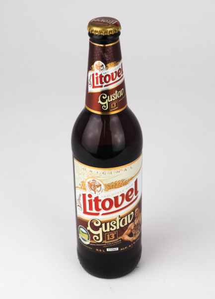 Litovel Gustav 13% - polotmavé speciální pivo - 0,5L