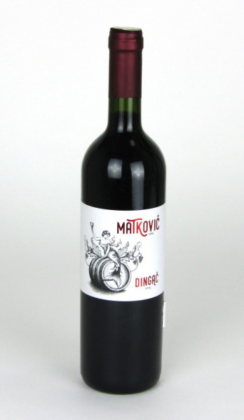 Dingač - červené - suché 15,0% - Matkovič - chorvatské víno - 0.75 l