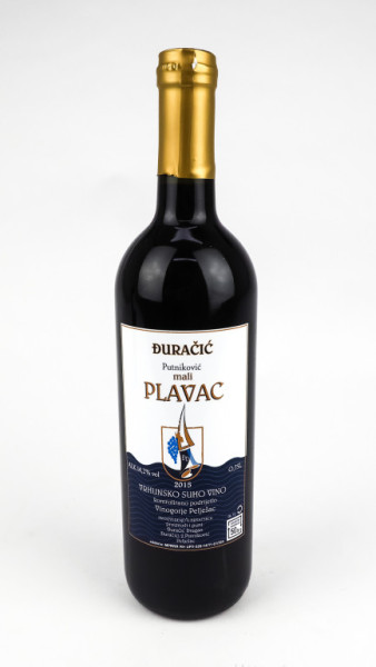 Plavac mali gold - vrhunsko- chorvatské víno červené suché 14,2% - vinařství Duračič - 0.75L