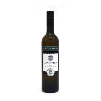 Graševina - bílé chorvatské víno suché - 12% - Iločki Podrumi - 0.75L